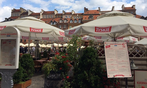 Parasole Warszawskiej Starówki