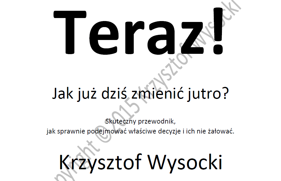 Teraz! tytuł